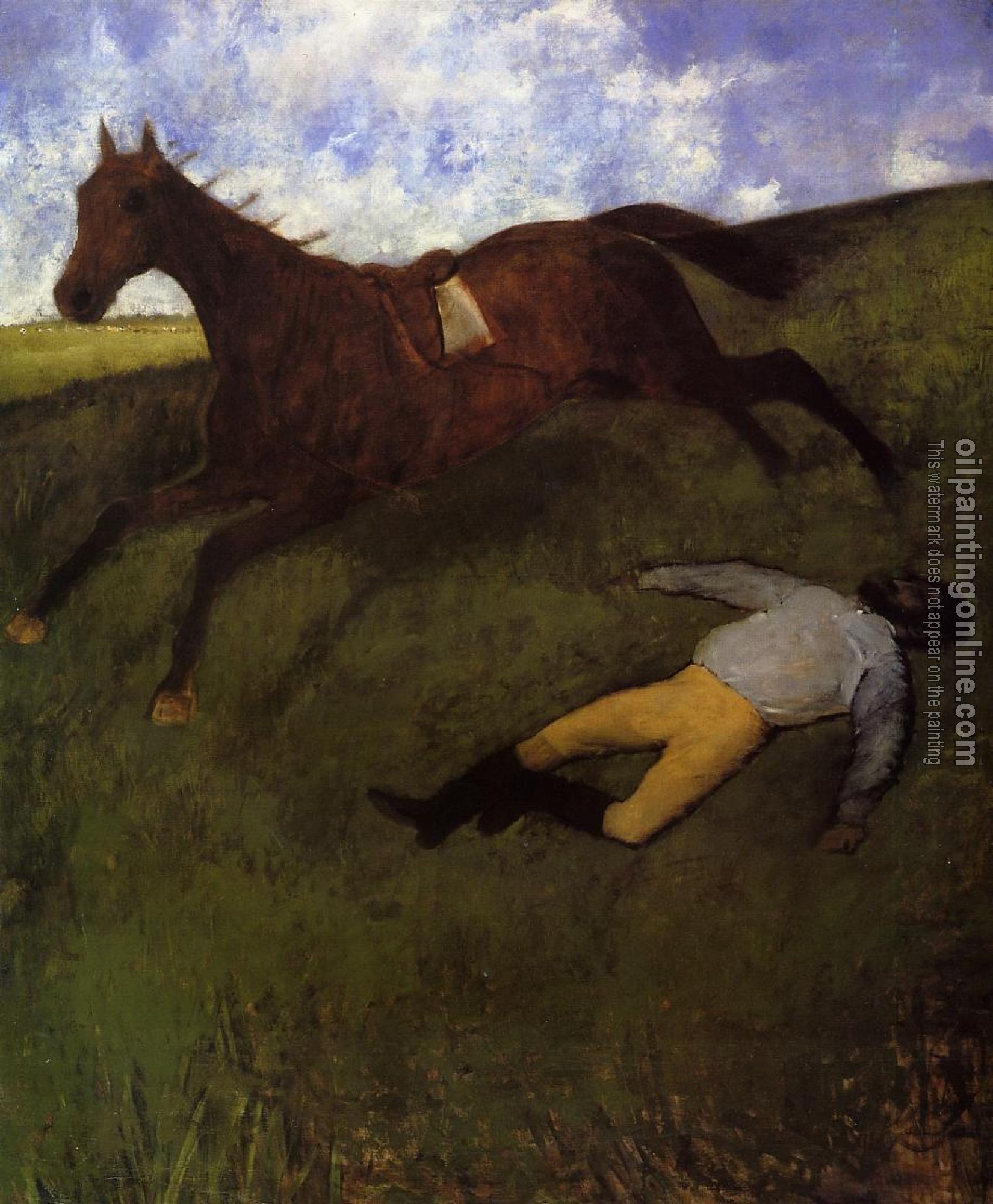 Degas, Edgar - The Fallen Jockey